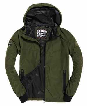 Superdry Echo Beach Cagoule Férfi Kabát Khaki | OEANB0531